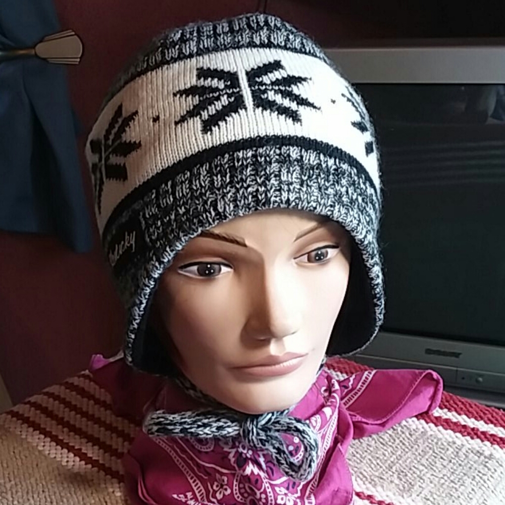 American Crown Tie on toboggan